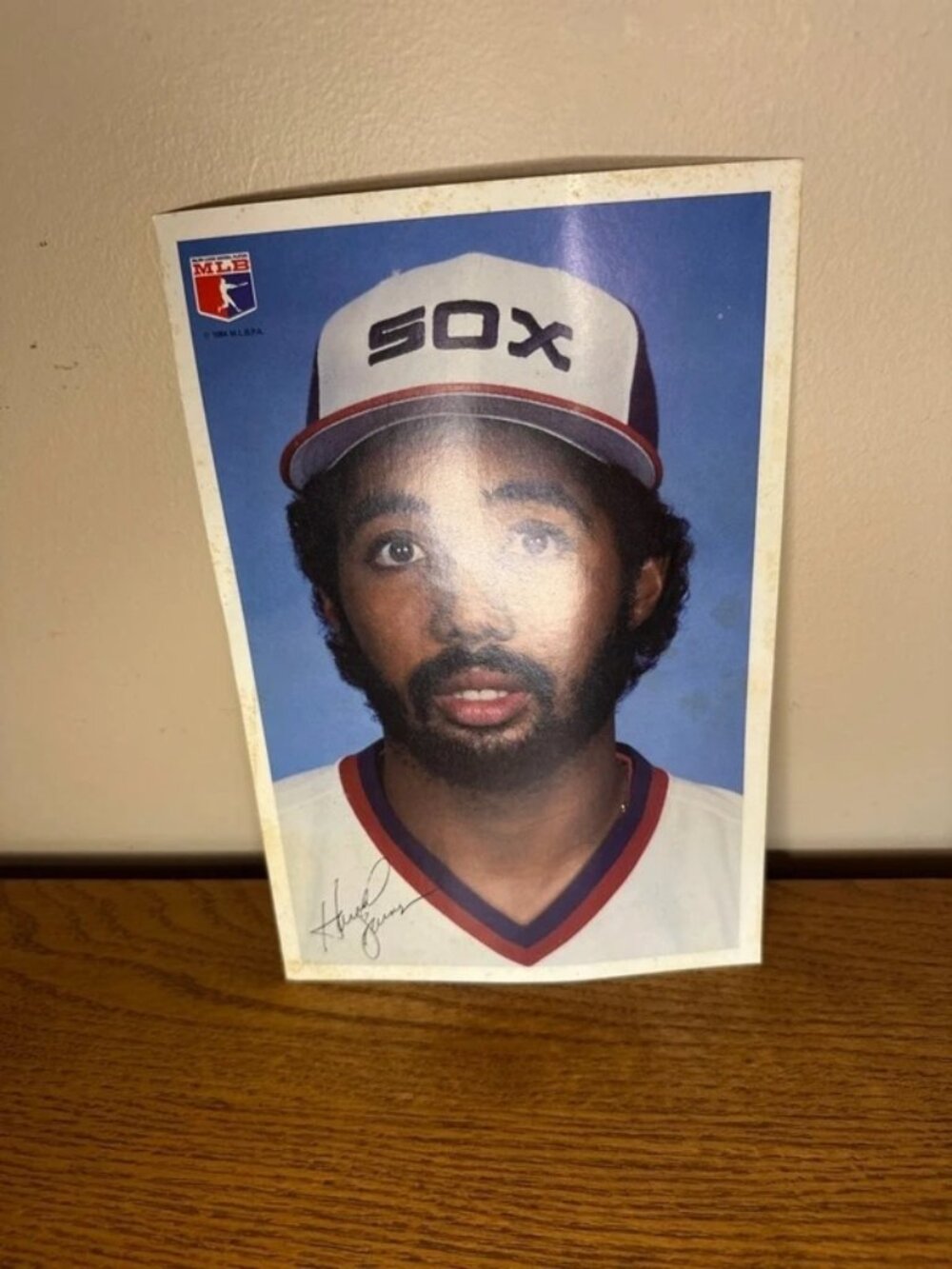 Harold Baines Chicago White Sox Unsigned 6x9 Promo Page Photo A